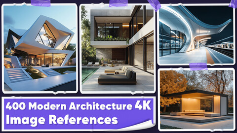 400 Modern Architecture Image References - Vol 01