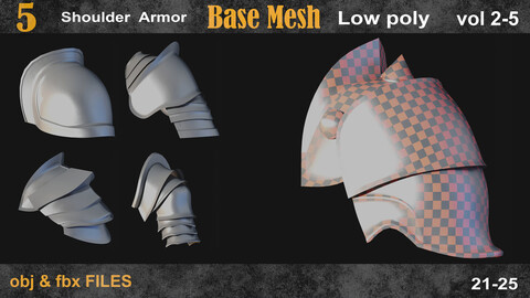 5 Shoulder Armor Basemesh vol 2-05