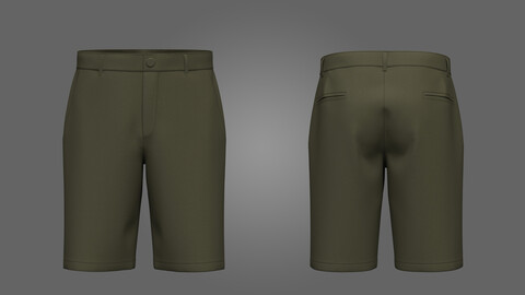 Summer shorts 3D Model