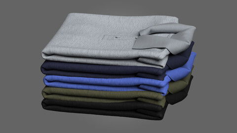 Polos Folded 3D Model