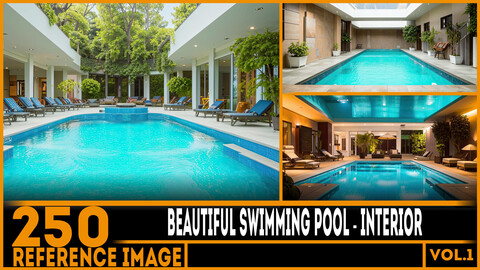 250 ART - Beautiful Swimming Pool Interior - Reference 6K Package vol.1