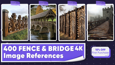 400 Fence and Bridge Image References - Vol 01