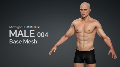 M3D Base Mesh - Male 004