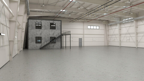 Hangar 2 3D Model