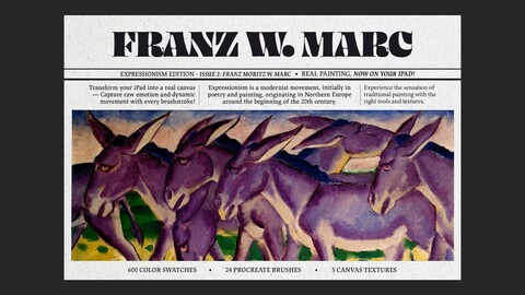 Franz Marc Procreate Kit