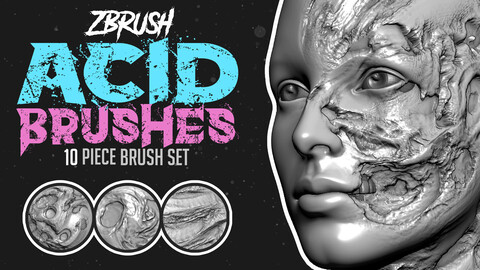 ZBrush Acid Brushes