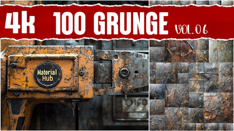 Grunge VOL.06|4K PNG Imperfections