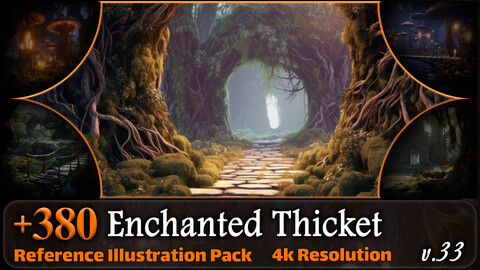 380 Enchanted Thicket Reference Pack | 4K | v.33