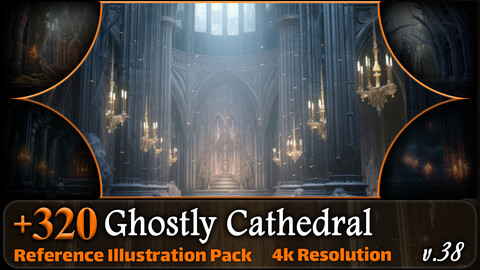 320 Ghostly Cathedral Reference Pack | 4K | v.38