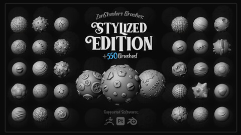 ZenShaders Brushes: Stylized Edition.