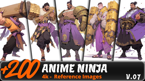 ANIME NINJA VOL. 07/ 4K/ Reference Image