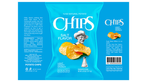 Flavor Fusion Chips: Salt, Cheese & Ketchup