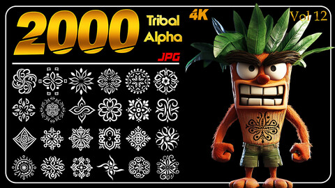 +2000 Tribal Pattern and Alpha