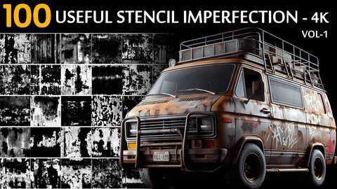 100 Useful Stencil Imperfection- 4k Vol-1