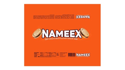 Brandex Chocolate-Filled Biscuit – Irresistible and Crunchy Packaging Design (EPS File)