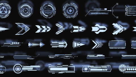 Emissive Ui Decals Pack Vol 4 | Png | Kpack | Decal Machine