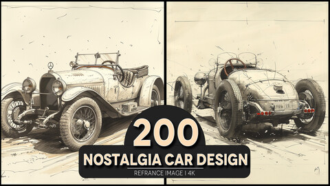 Nostalgia Car Design 4K Reference/Concept Images