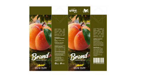 Brandex Juice Packaging – Bright and Playful Design (EPS File)