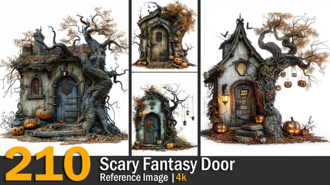 Scary Fantasy Door | Reference Images | 4K