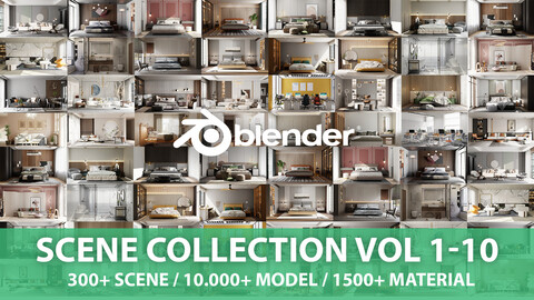 3D Scene Collection | 300+