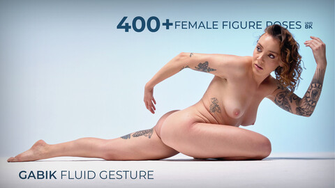 400+ Female Figure Poses - Gabik Fluid Gesture