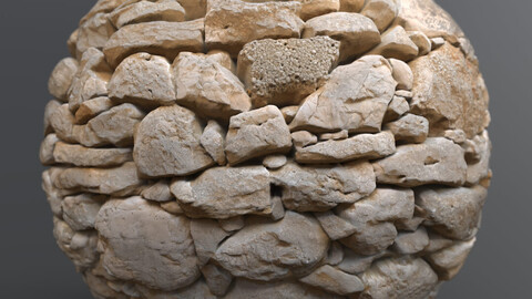 Wall, stone 03506 – PBR Material GamesTextures.com