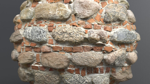 Wall, stone 07517 – PBR Material GamesTextures.com