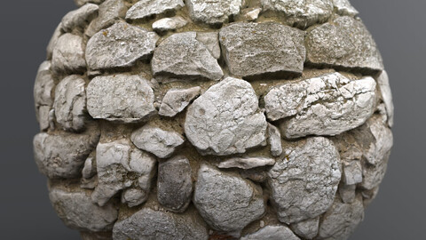 Wall, stone 08307 – PBR Material GamesTextures.com