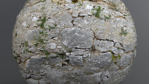 Wall, stone 08418 – PBR Material GamesTextures.com