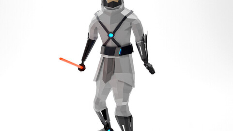 Sci Fi Ninja Rigged Character