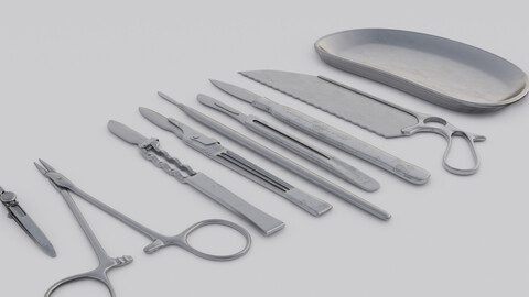 Surgical tools 3D model