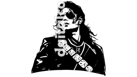 Michael Jackson Iconic Dance Moves Vector Art - Versatile Graphic Pack