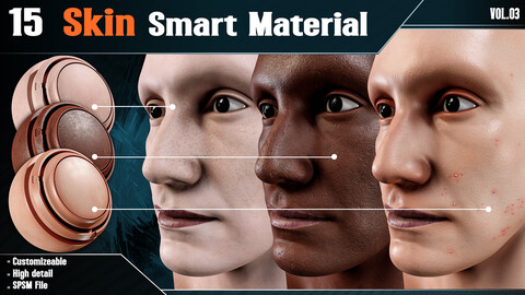 15 High Detail Skin Smart Material - Vol.03