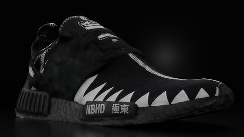 adidas NMD R1 Neighborhood Core Black