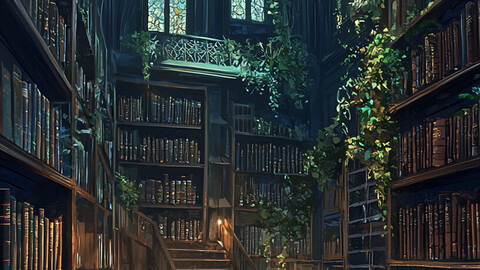 Enchanted Archives: A Celestial Library of Dreams 4