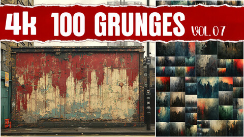 Grunge VOL.07| 4K PNG Imperfections