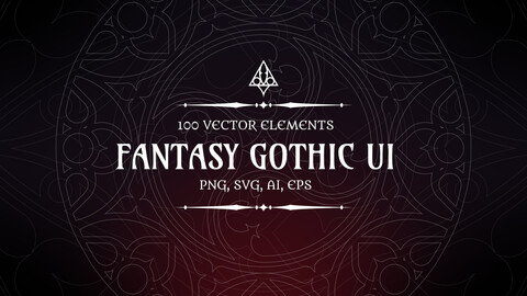 Fantasy Gothic UI Set