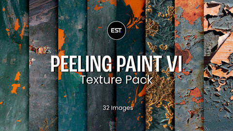 Peeling Paint VI Texture Pack (32 images)