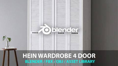 Hein wardrobe 4 door