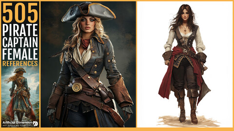 505 Pirate Captain Female