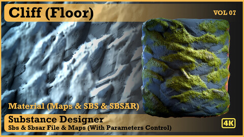 Cliff Rock (stylized) - VOL 07 - SBS & SBsar & Maps