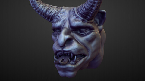 HEAD58 high poly sculpt