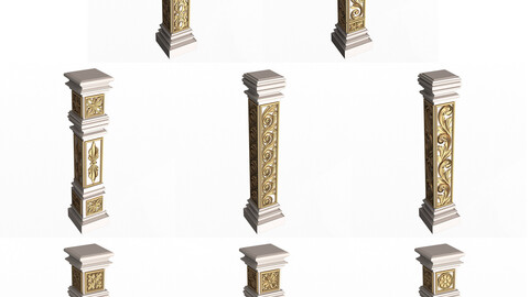 Baluster Collection White