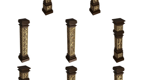 Baluster Collection Red