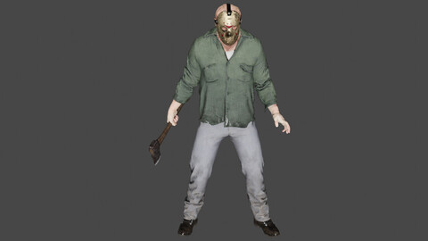 Jason Vorhees | Rigged 3D model