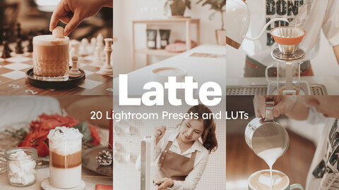 20 Latte LUTs & Lightroom Presets