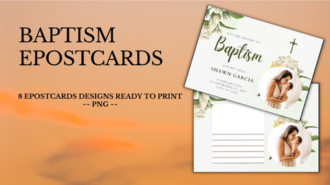 FibeiDigiCards_ePostcard - Title: Baptism Design 1