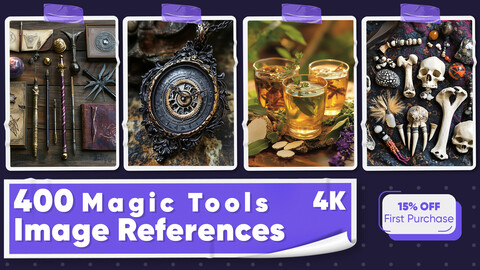 400 Magic Tools Image References - Vol 01