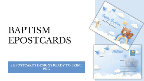 FibeiDigiCards_ePostcard - Title: Baptism Design 8