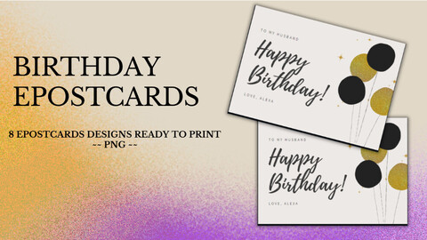 FibeiDigiCards_ePostcard - Title: Birthday Design 3